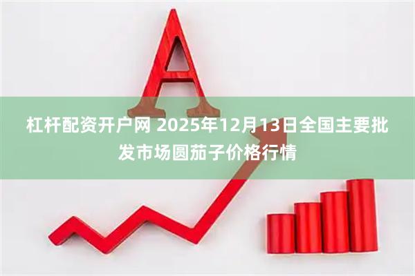 杠杆配资开户网 2025年12月13日全国主要批发市场圆茄子价格行情